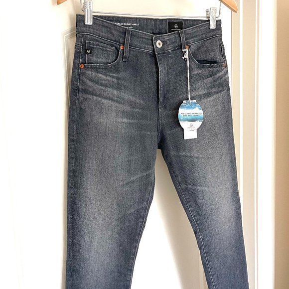 *NWT* Ag Adriano Goldschmied Jeans "The Farrah Skinny Ankle" in Grey Pearl Sz 28 - Picture 12 of 12